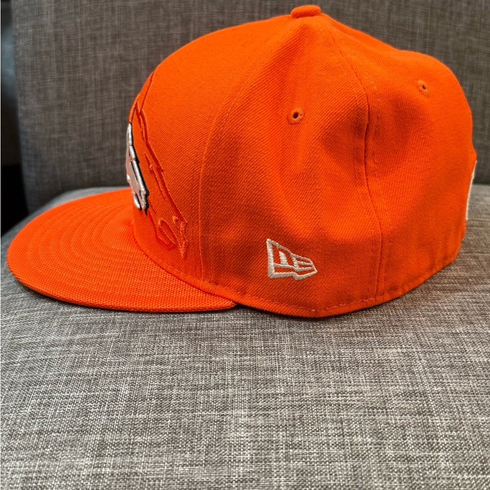 Denver Broncos New Era 59Fifty Fitted Hat- 7 1/8 EUC - Picture 3 of 9